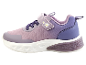 Chaussures de sport violettes pour filles avec motif marguerite.