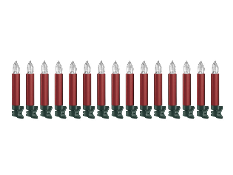 Aller en mode plein écran : LIVARNO home Bougies LED sans fil pour sapin de Noël, 15 pièces - Image 17