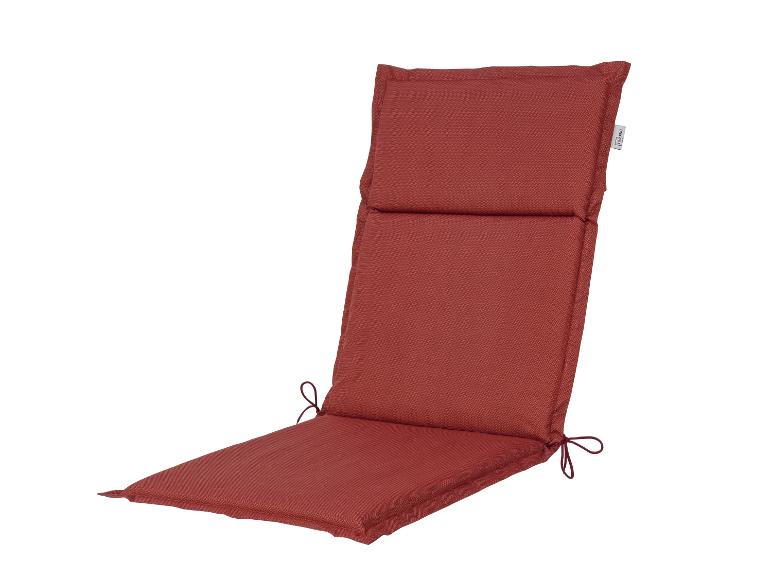 Coussin de chaise d'extérieur rouge LIVARNO HOME avec attaches