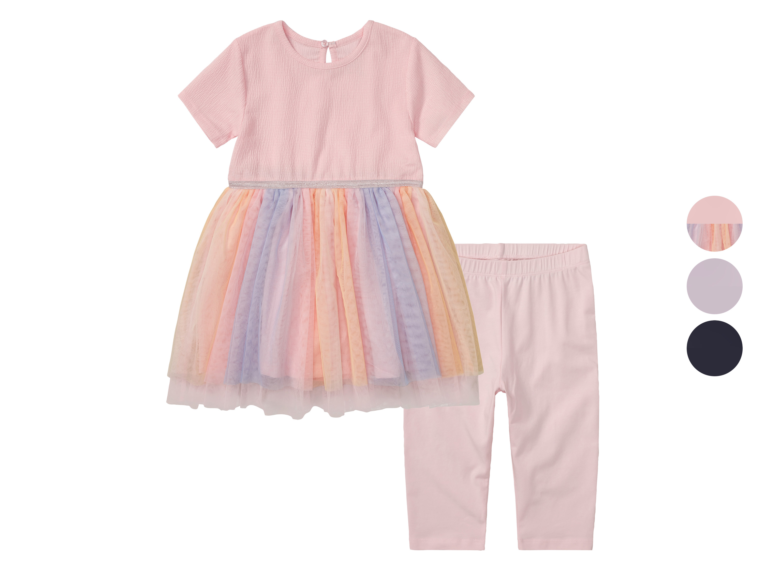 lupilu® Ensemble robe et legging petite fille