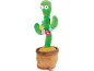 Cactus jouet dansant et chantant dans un pot