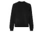Sweat-shirt noir à manches longues