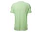 T-shirt vert clair à manches courtes.