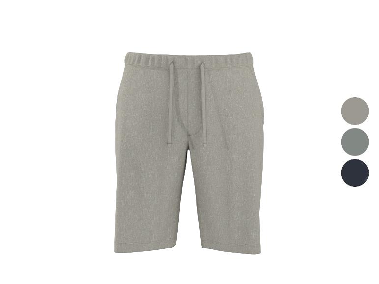Short gris pour homme avec cordon de serrage, présenté en trois couleurs.