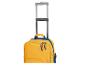 Sac à roulettes jaune et bleu marine pour enfant.