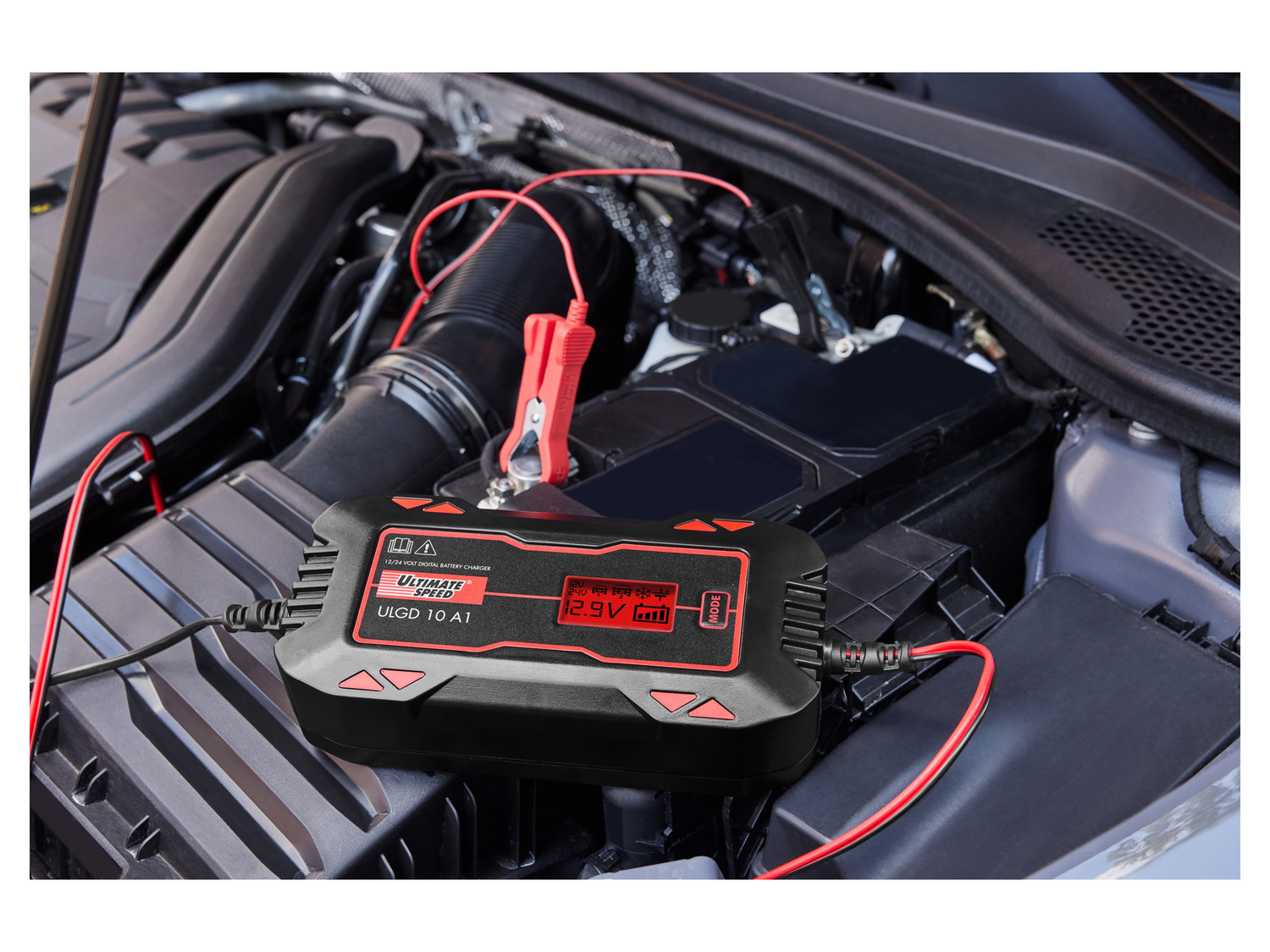 chargeur de batterie LIDL voiture moto 5A ULGD 5.0 A1 avec maintien de  charge CAR BATTERY CHARGER 