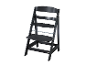 Chaise haute Stokke Tripp Trapp noire.