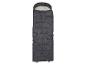 Un sac de couchage gris pour le camping.
