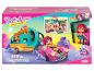 Jouets KookyLoos avec un camping-car, une voiture et une poupée Mia.