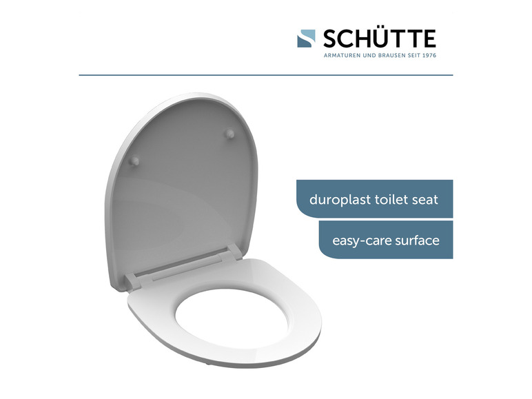 Aller en mode plein écran : Schütte Abattant WC High Gloss, avec fermeture en douceur - Image 84