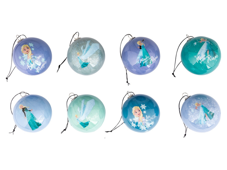 DISNEY Boules de Noël, 8 pièces 2