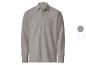 Chemise homme à manches longues de couleur grise