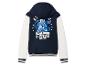 Sweat-shirt à capuche de style baseball pour homme avec l'inscription 'College Team'.