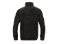 Dos d'une veste en polaire noire pour homme