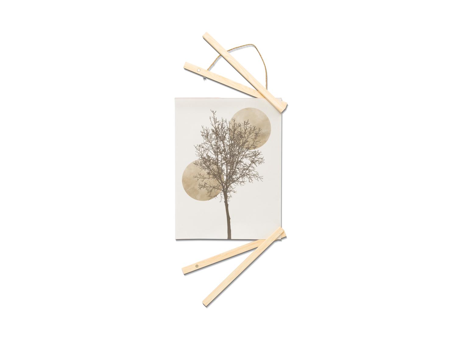 Cadre Photo Magnétique En Bois De Hêtre - 41 Cm - Sans Peinture Ni Colle - Pour Affiches, Photos, Parchemins