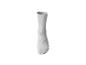 Chaussette de sport blanche avec motif texturé et inscription sur le revers.
