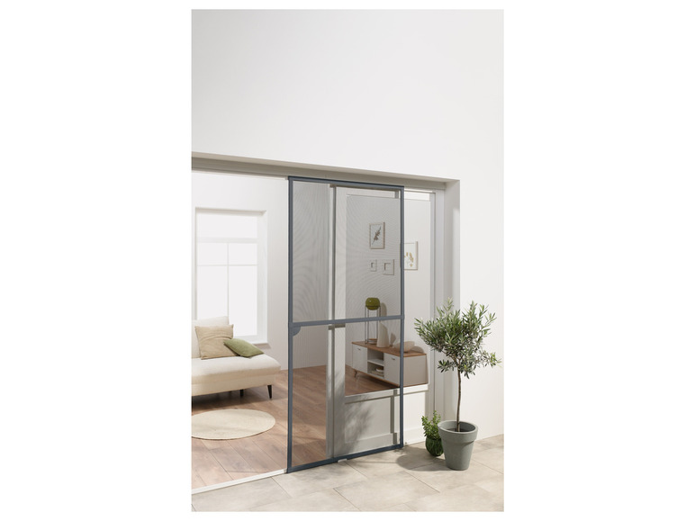 Aller en mode plein écran : LIVARNO home Porte-moustiquaire coulissante en aluminium, 120 x 240 cm - Image 10