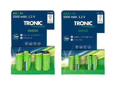 TRONIC® Piles rechargeables