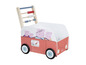 Un chariot de jouet Peppa Pig avec un abaque.
