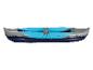 Kayak gonflable Crivit bleu et gris pour activités nautiques.
