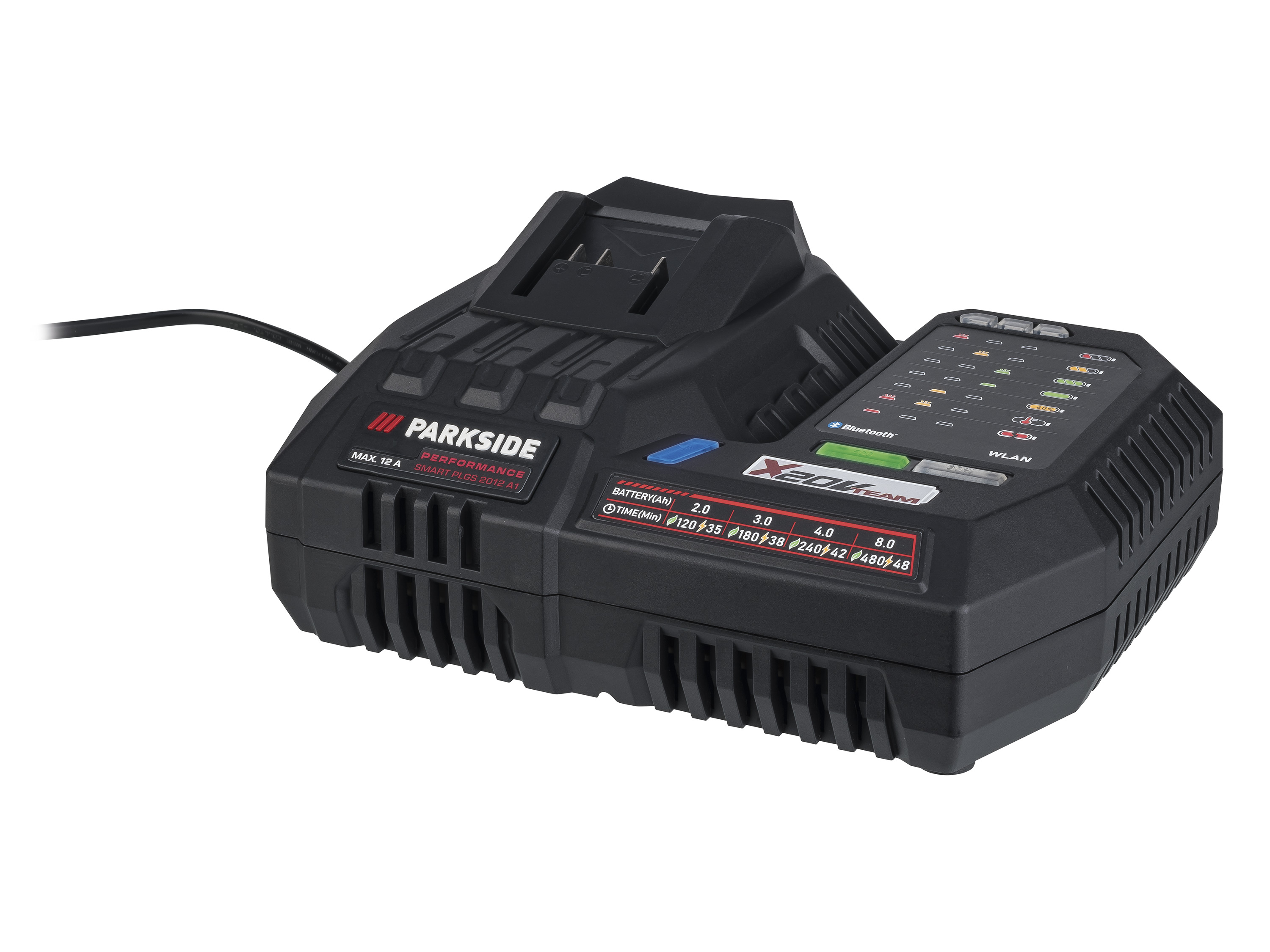 PARKSIDE PERFORMANCE® Chargeur de batterie Smart PLGS 2012 A1, 12 A, 20 V