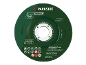 Disque à tronçonner le métal 115 mm, avec vitesse max 80 m/s et 13300 tr/min.
