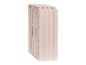Organisateur de placard pliable beige avec des trous d'aération