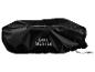 Housse de barbecue noire avec texte blanc 'GRILL MEISTER'