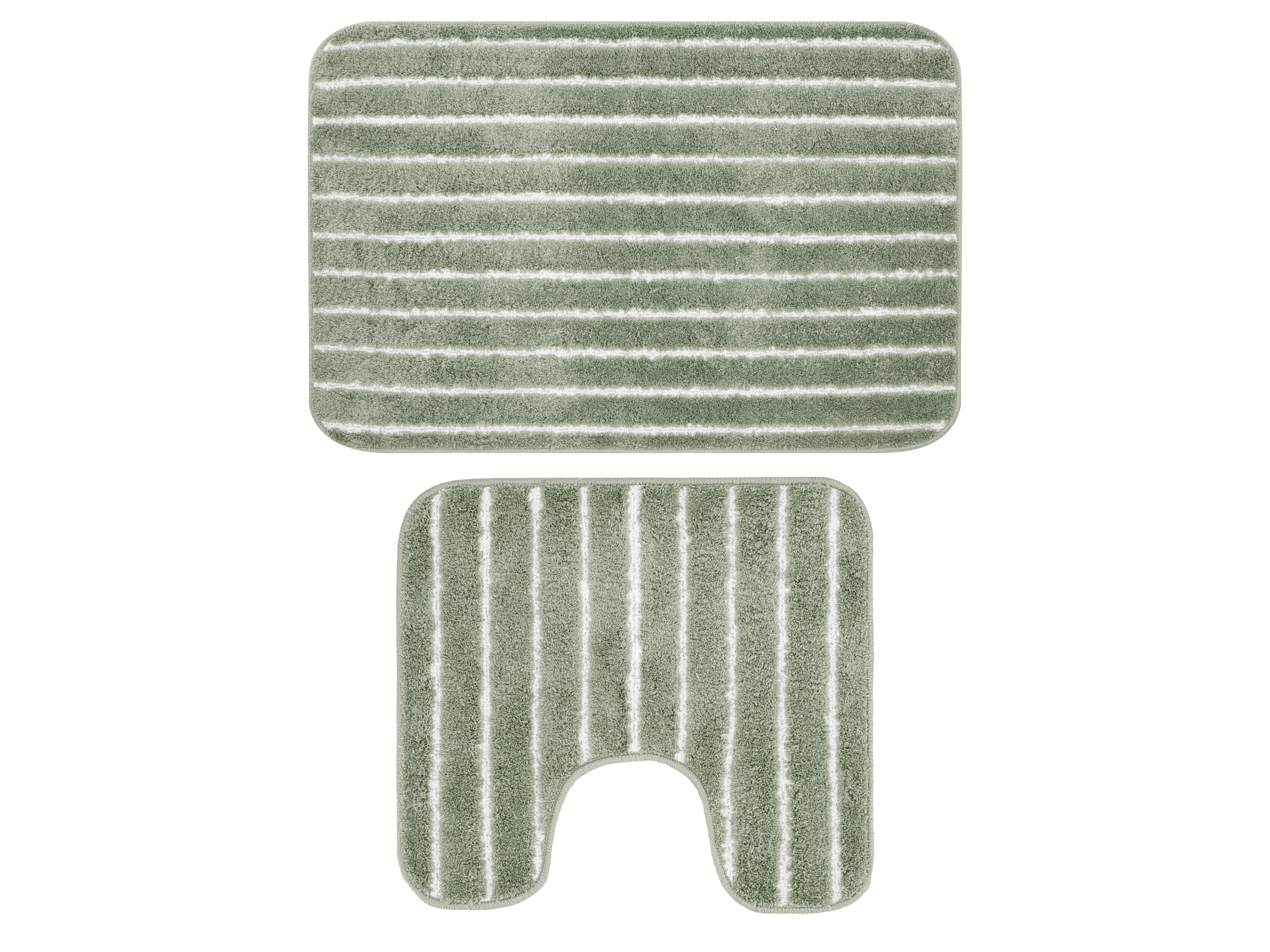 LIVARNO® Ensemble de salle de bain (avec découpure, Vert)