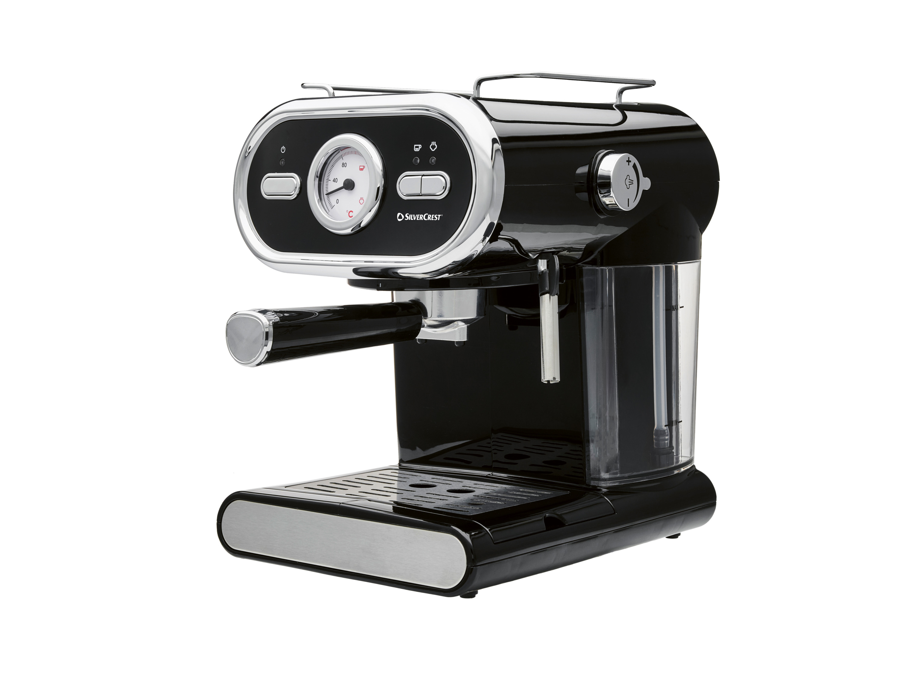 SILVERCREST® Machine à expresso SEM 1100 E1, noire