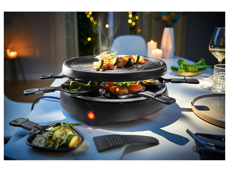 Aller en mode plein écran : SILVERCREST® KITCHEN TOOLS Grill à raclette, Ø 29 cm, 800 W - Image 2