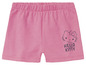 Shorts roses avec un motif Hello Kitty.