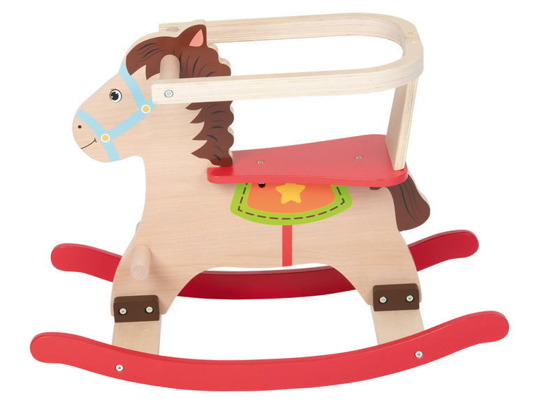 Aller en mode plein écran : Playtive Draisienne, cheval à bascule ou chariot de marche en bois - Image 6