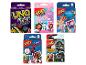 Cinq jeux de cartes UNO différents, dont Flip, Junior Gabby's Dollhouse, Lilo & Stitch, Spider-Man et Jurassic World.