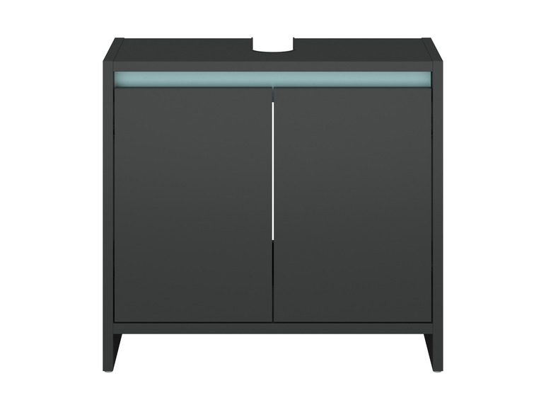 Aller en mode plein écran : LIVARNO home Meuble sous-vasque Oslo, 60 x 55 x 28 cm, anthracite - Image 9