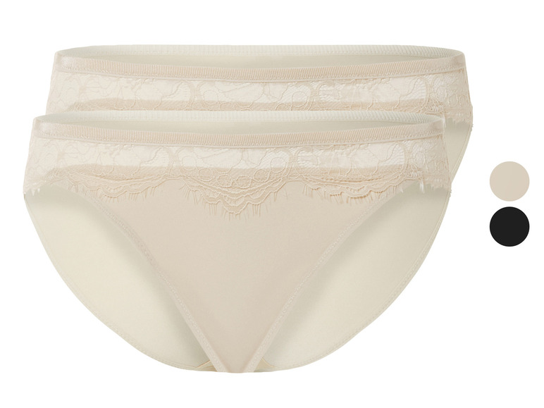 Aller en mode plein écran : esmara® Lot de 2 culottes en dentelle femme - Image 1