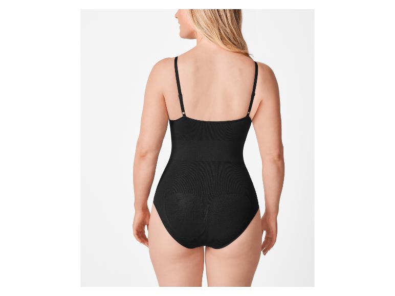 Body sculptant noir pour femme, vue de dos