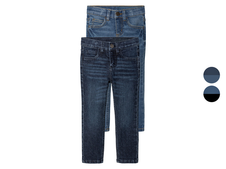 Aller en mode plein écran : lupilu® Set de 2 jeans slim enfant - Image 1