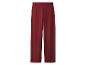 Pantalon bordeaux à jambes larges