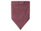 Bavoir bandana en mousseline bordeaux avec boutons-pression.