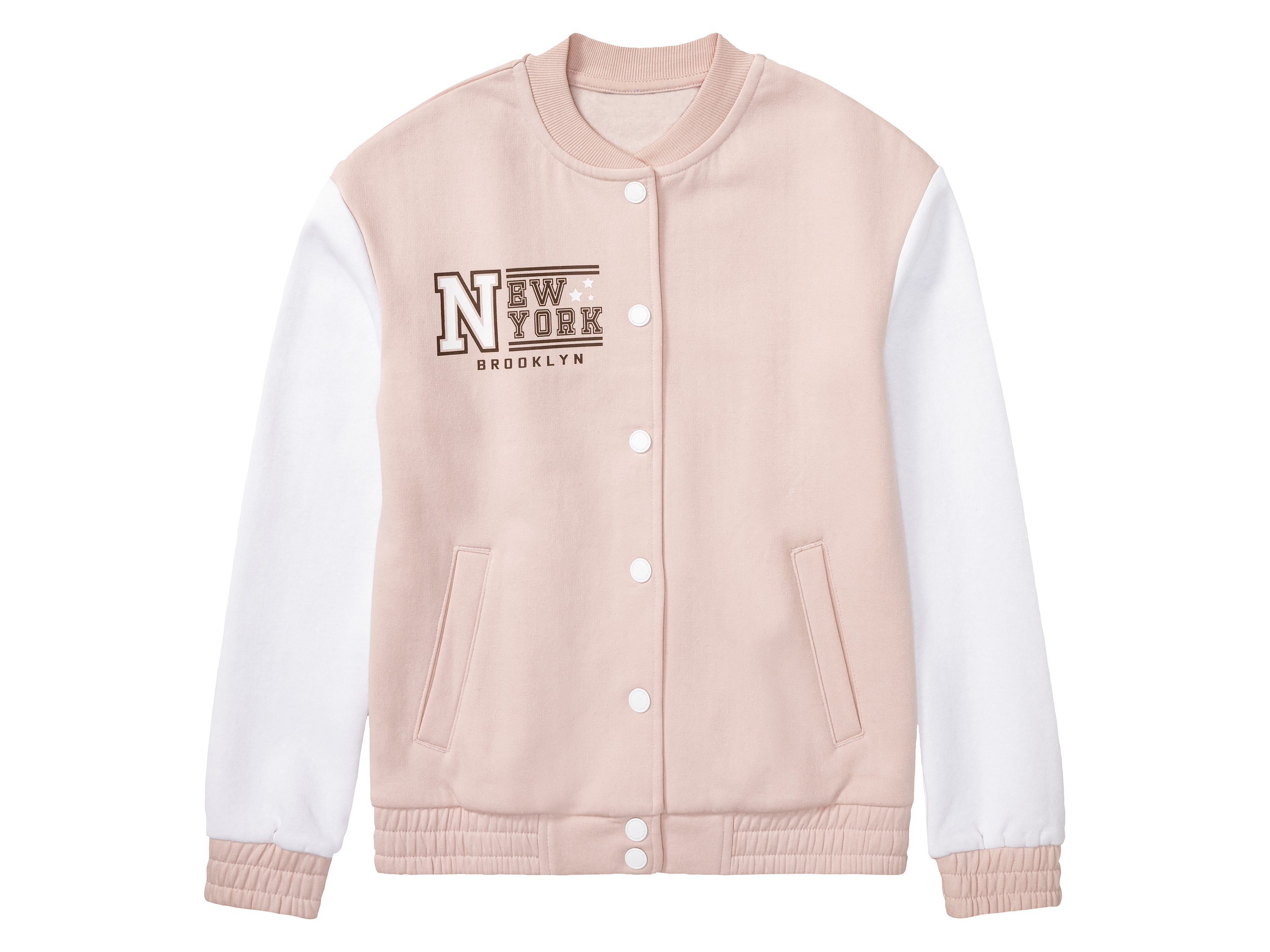 pepperts!® Veste teddy fille (rose/blanc)