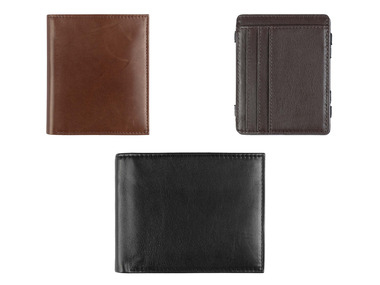 LIVERGY® - Portefeuille en cuir ou Magic Wallet 