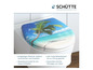 Abattant de toilette avec motif de plage tropicale de la marque Schütte.