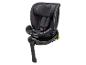 Siège auto pivotant noir pour bébé avec harnais de sécurité et base Isofix