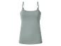 Débardeur gris à fines bretelles pour femme
