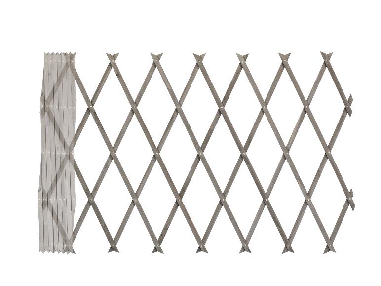 Treillis extensible en bois gris clair