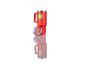 Mug isotherme rouge Lidl avec couvercle.