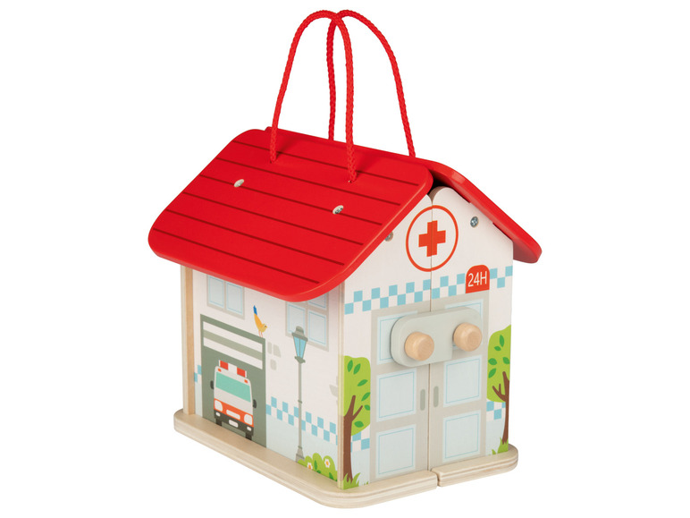 Aller en mode plein écran : Set de jeu transportable en bois - Image 15