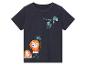 T-shirt bébé bleu marine avec Peppa Pig en lion et singe.