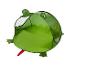 Tente enfant Crivit en forme de grenouille, idéale pour jouer.